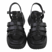 Sandale platforma - negru dama