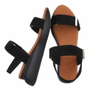 Sandale platforma - negru dama