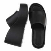 Sandale platforma - negru dama
