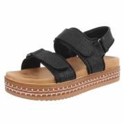Sandale platforma - negru dama