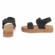 Sandale platforma - negru dama