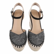 Sandale platforma - negru dama