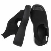Sandale platforma - negru dama