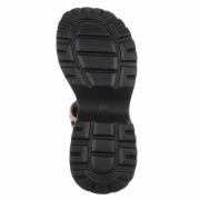 Sandale casual cu platforma - negru dama