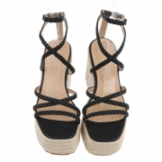 Sandale platforma - negru dama