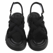 Sandale platforma - negru dama