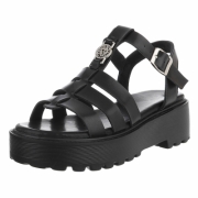 Sandale platforma - negru dama