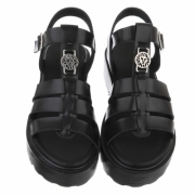 Sandale platforma - negru dama
