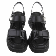 Sandale platforma - negru dama