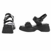 Sandale platforma - negru dama