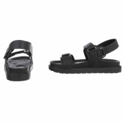 Sandale platforma - negru dama