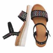 Sandale platforma - negru dama