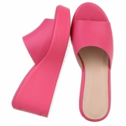 Sandale platforma - roz fuchsia dama