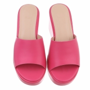 Sandale platforma - roz fuchsia dama