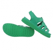 Sandale platforma - verde dama