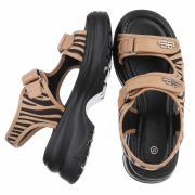 Sandale platforma - zebra dama