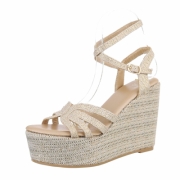 Sandale platforma inalta - auriu dama