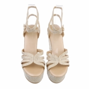 Sandale platforma inalta - auriu dama