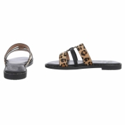 Papuci - imprimeu leopard dama
