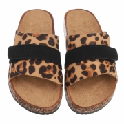 Slapi casual - imprimeu leopard dama