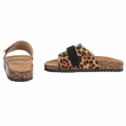 Slapi casual - imprimeu leopard dama