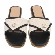 Slapi eleganti fara toc - negru dama