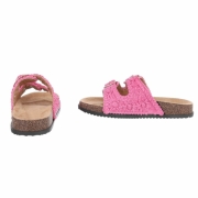 Slapi cu flori - roz fuchsia dama