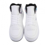 Sneakers inalti- alb negru dama