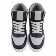 Sneakers inalti- gri negru dama