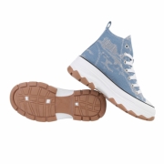 Sneakers inalti- lblue dama