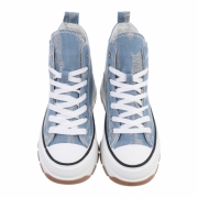 Sneakers inalti- lblue dama