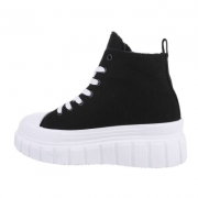 Sneakers talpa groasa - negru dama