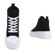 Sneakers talpa groasa - negru dama