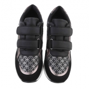 Sneakers inalti- negru dama