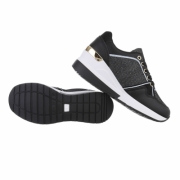 Sneakers inalti- negru dama