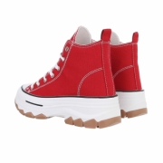 Sneakers inalti- rosu dama