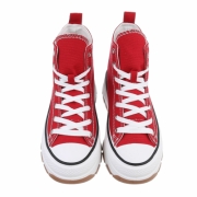 Sneakers inalti- rosu dama