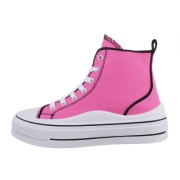 Tenisi cu platforma - roz fuchsia dama