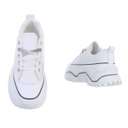 Sneakers talpa groasa - alb dama