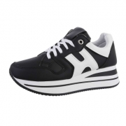 Sneakers josi - alb-negru dama