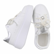 Sneakers platforma - argintiu dama
