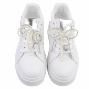 Sneakers platforma - argintiu dama