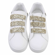 Sneakers cu arici - auriu dama