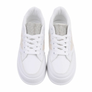 Sneakers cu pietricele - bej dama