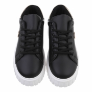 Sneakers josi - blkgold dama