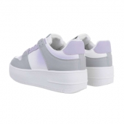 Sneakers cu talpa groasa - greypurple dama