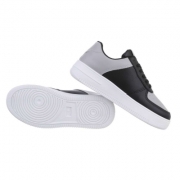 Sneakers cu talpa groasa - gri negru dama