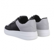Sneakers cu talpa groasa - gri negru dama