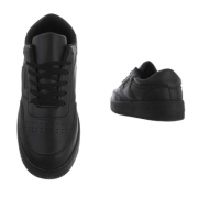 Sneakers cu platforma - negru dama