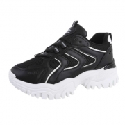 Sneakers talpa groasa - negru dama